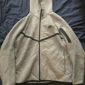 Nike tech Heather Gray Hoodie